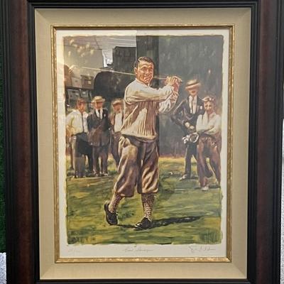 Scott Medlock/ Gene Sarazen signed limited edition print