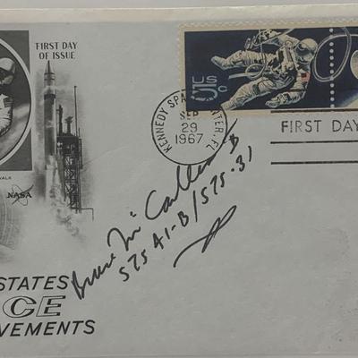 Astronaut Bruce McCandless II signed FDC