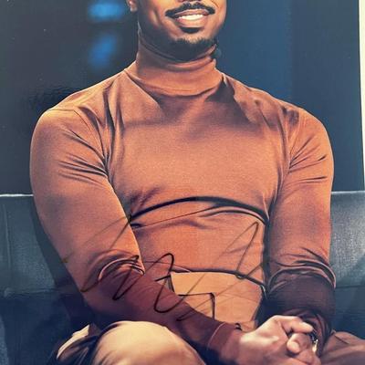 Michael B. Jordan signed photo