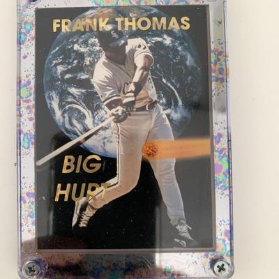 Frank Thomas Big Hurt Framed Baseball Card