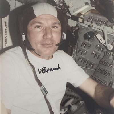 NASA Vance Brand signed photo. GFA Authenticated