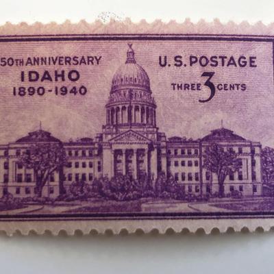 1940 3c Idaho Statehood 50th Anniversary Stamp