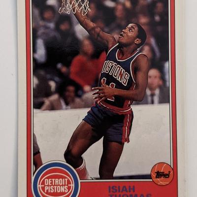 Isiah Thomas Detroit Pistons Topps Basketball Card
