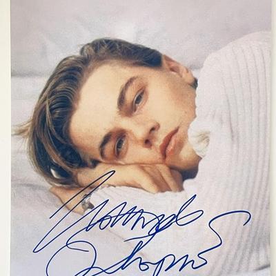 Leonardo DiCaprio signed photo