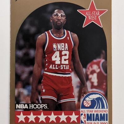 James Worthy Lakers NBA Hoops Basketball Card