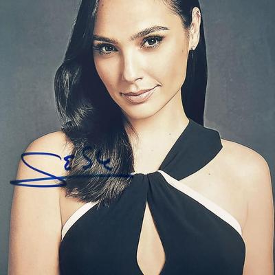 Gal Gadot signed photo