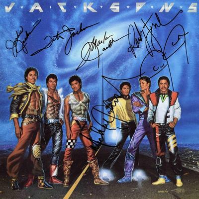 The Jackson 5 signed Victory album