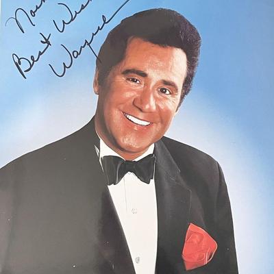 Wayne Newton signed photo