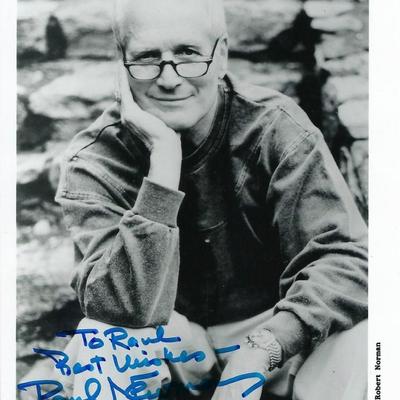 Paul Newman signed photo
