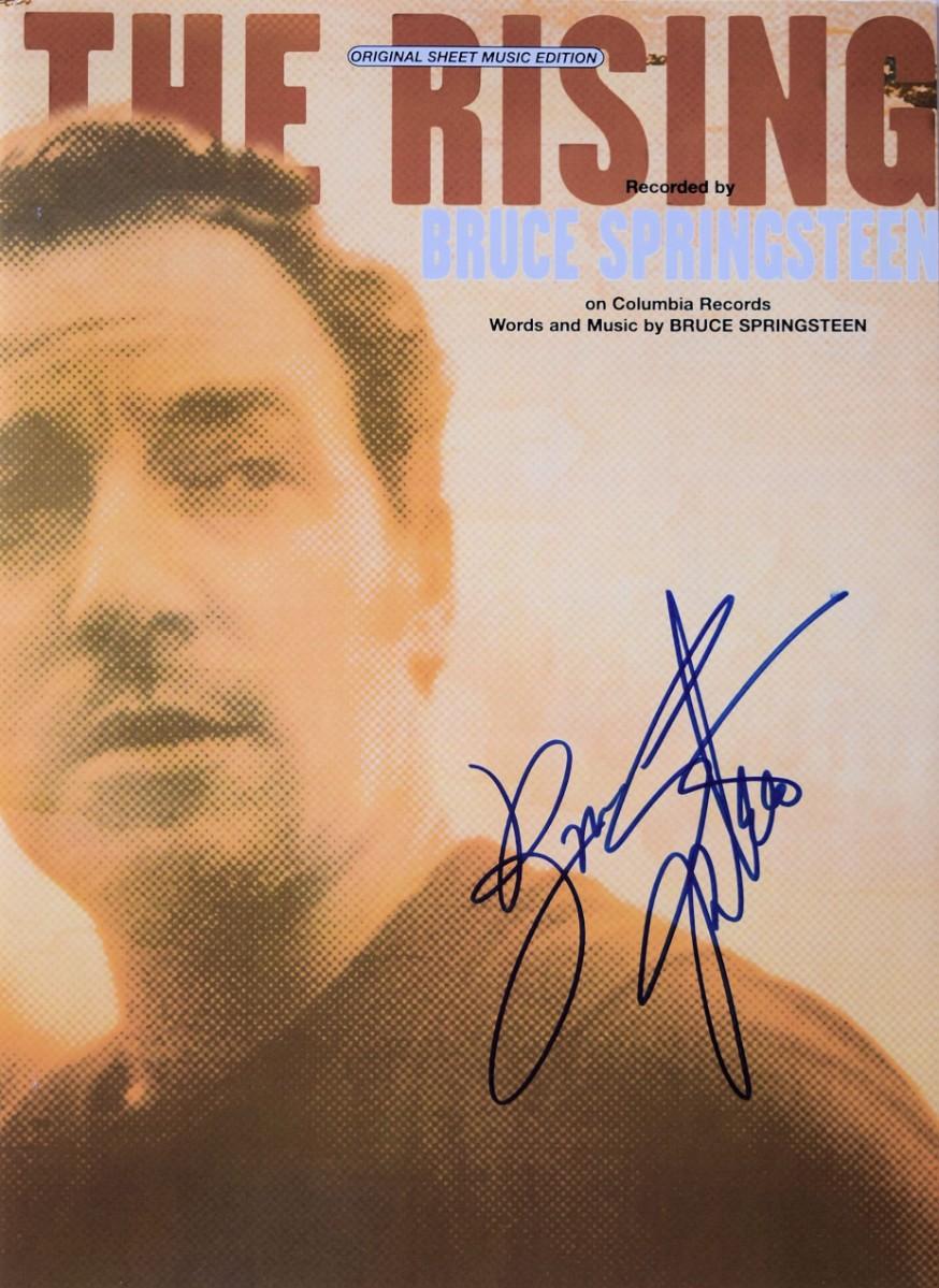 Bruce Springsteen signed The Rising sheet music | EstateSales.org