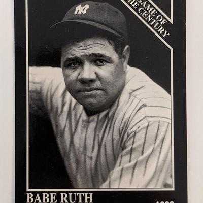 Babe Ruth Game of the Century Baseball Card