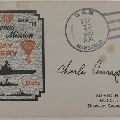 Astronaut Charles Conrad signed FDC. GFA Authenticated