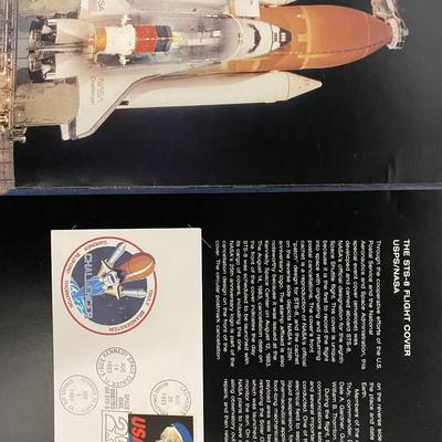 Walter Cunningham signed flown in space Challenger first day cover