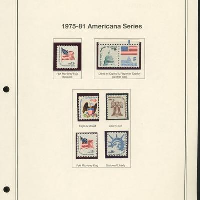 1975-81 American Series Stamp Set