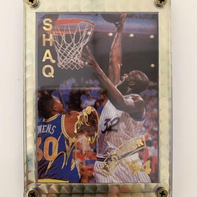 Shaq Froniter '94 Facsimile Signed Framed Basketball Card 