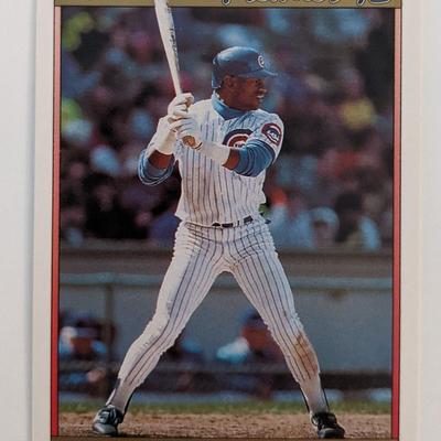 Sammy Sosa Cubs Premier '92 O-Pee-Chee Baseball Card