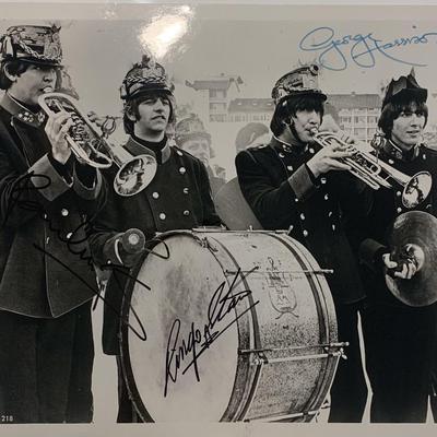 The Beatles rare vintage signed photo