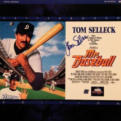 Tom Selleck signed LaserDisc 