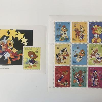Disney Stamp Set - Belize - 1985