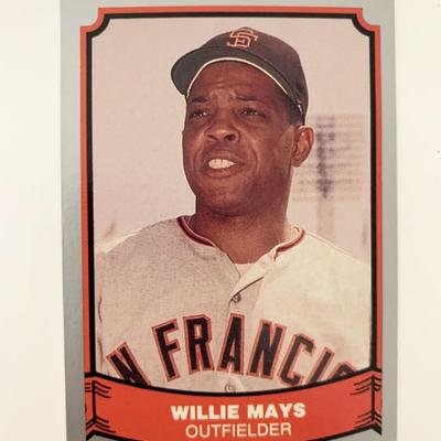 Willie Mays Giants Baseball Card