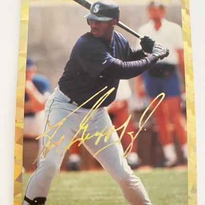 Ken Griffey Jr. Mariners Facsimile Signed Baseball Card