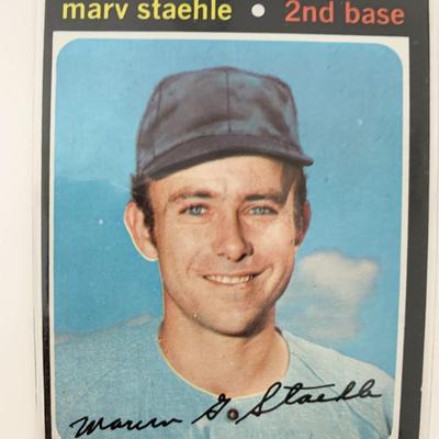 Marv Staehle Braves Facsimile Signed Baseball Card