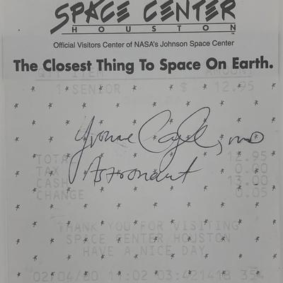 NASA Yvonne Craig signed ticket