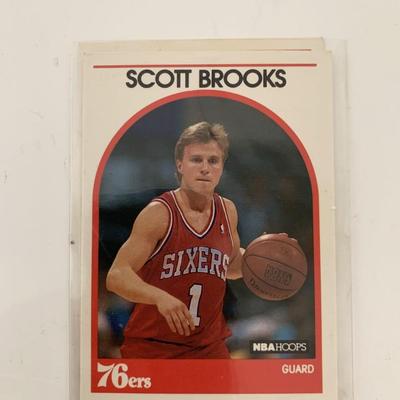 Scott Brooks 76ers NBA Hoops Basketball Card
