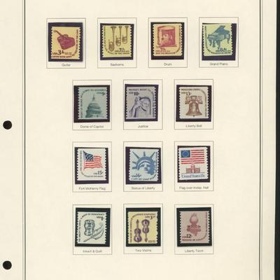 1975-81 Coil Stamp Set