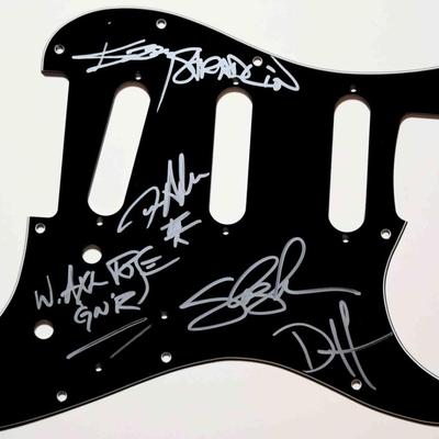 Guns N' Roses signed pickguard