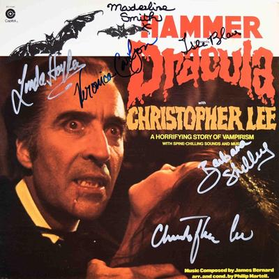 Dracula signed movie soundtrack 