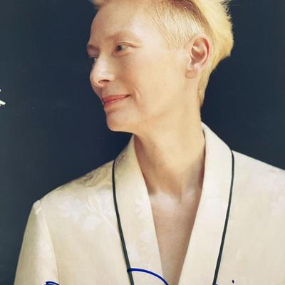 Tilda Swinton signed photo