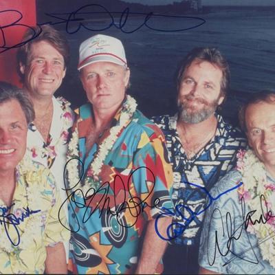 The Beach Boys signed photo