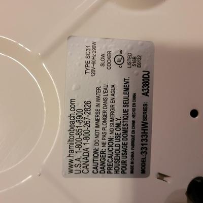 Hamilton Beach 3 in one slow cooker