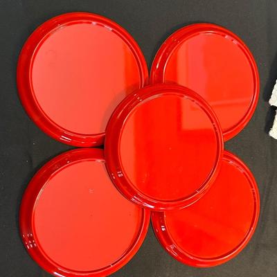 Lot of Christmas Decor including Dessert Plates from William Sonoma, Festive Dish Towels and More!