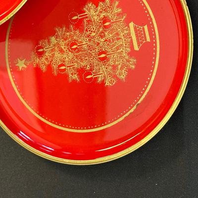 Lot of Christmas Decor including Dessert Plates from William Sonoma, Festive Dish Towels and More!