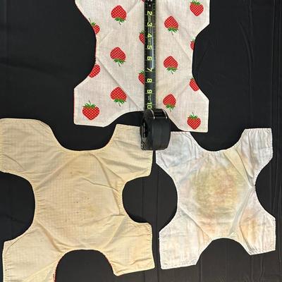 Vintage Hand Sewn Table Cover, Pot Holders and More!