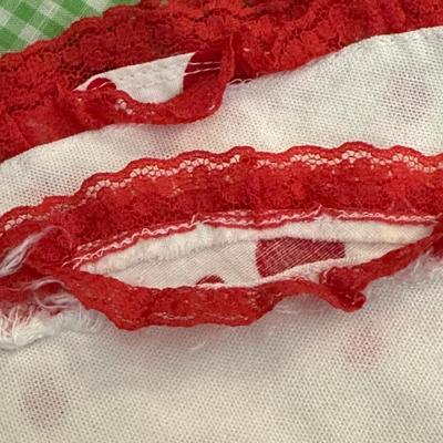 Vintage Hand Sewn Table Cover, Pot Holders and More!