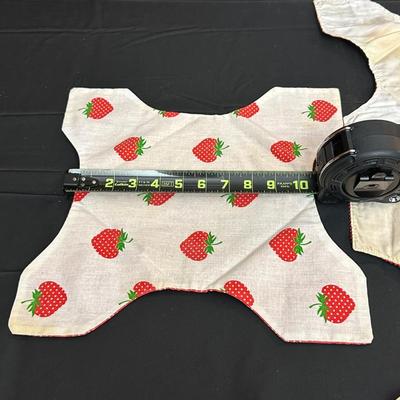 Vintage Hand Sewn Table Cover, Pot Holders and More!