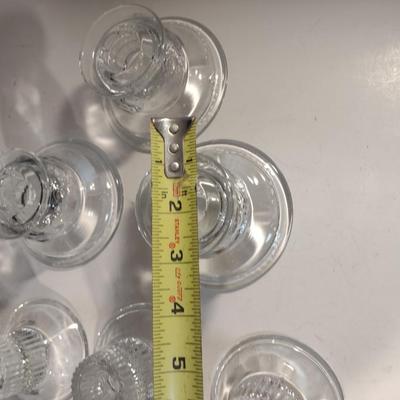 Collection of Glass/Crystal Candle Holders (DR)