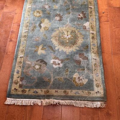 Silk Mohair Accents Runner Rug (BD-DZ)