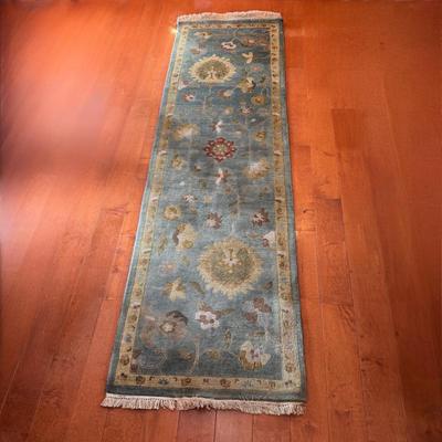 Silk Mohair Accents Runner Rug (BD-DZ)
