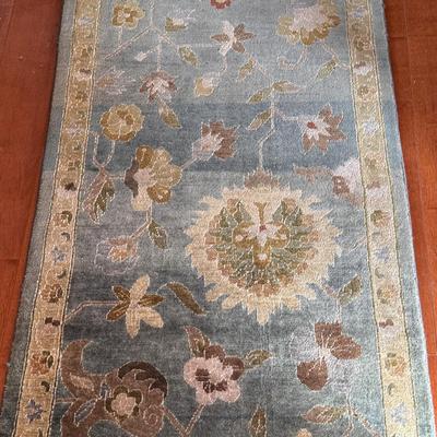 Silk Mohair Accents Runner Rug (BD-DZ)
