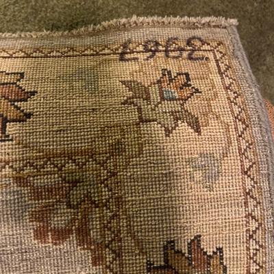 Blue and Ivory Floral Runner Rug (BD-DZ)