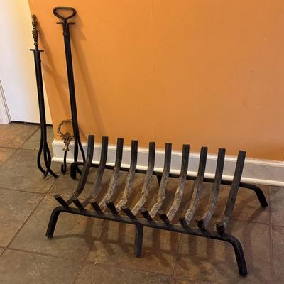 Cast Iron Fireplace Grate with Accessories (BD-DZ)