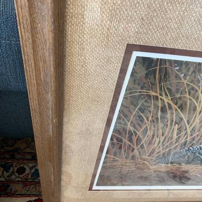 Lee LeBlanc Signed Waterfowl Framed/Matted