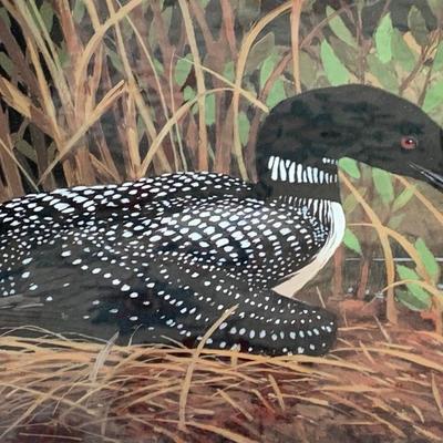 Lee LeBlanc Signed Waterfowl Framed/Matted