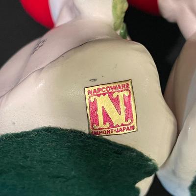 LOT::3 Christmas Figurines Santa and Mrs. Claus, Napco Ceramic Reindeer and Sleigh, Christmas Baby Figurines by Napcoware, Salt &...