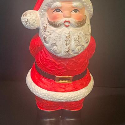 LOT::3 Christmas Figurines Santa and Mrs. Claus, Napco Ceramic Reindeer and Sleigh, Christmas Baby Figurines by Napcoware, Salt &...