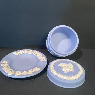 LOT::6 Pair of Adorable Hummels by Goebbel, Wedgewood Plate and Trinket Box, Ceramic Bear by Goebbel, and Porcelain Dogs Figurines